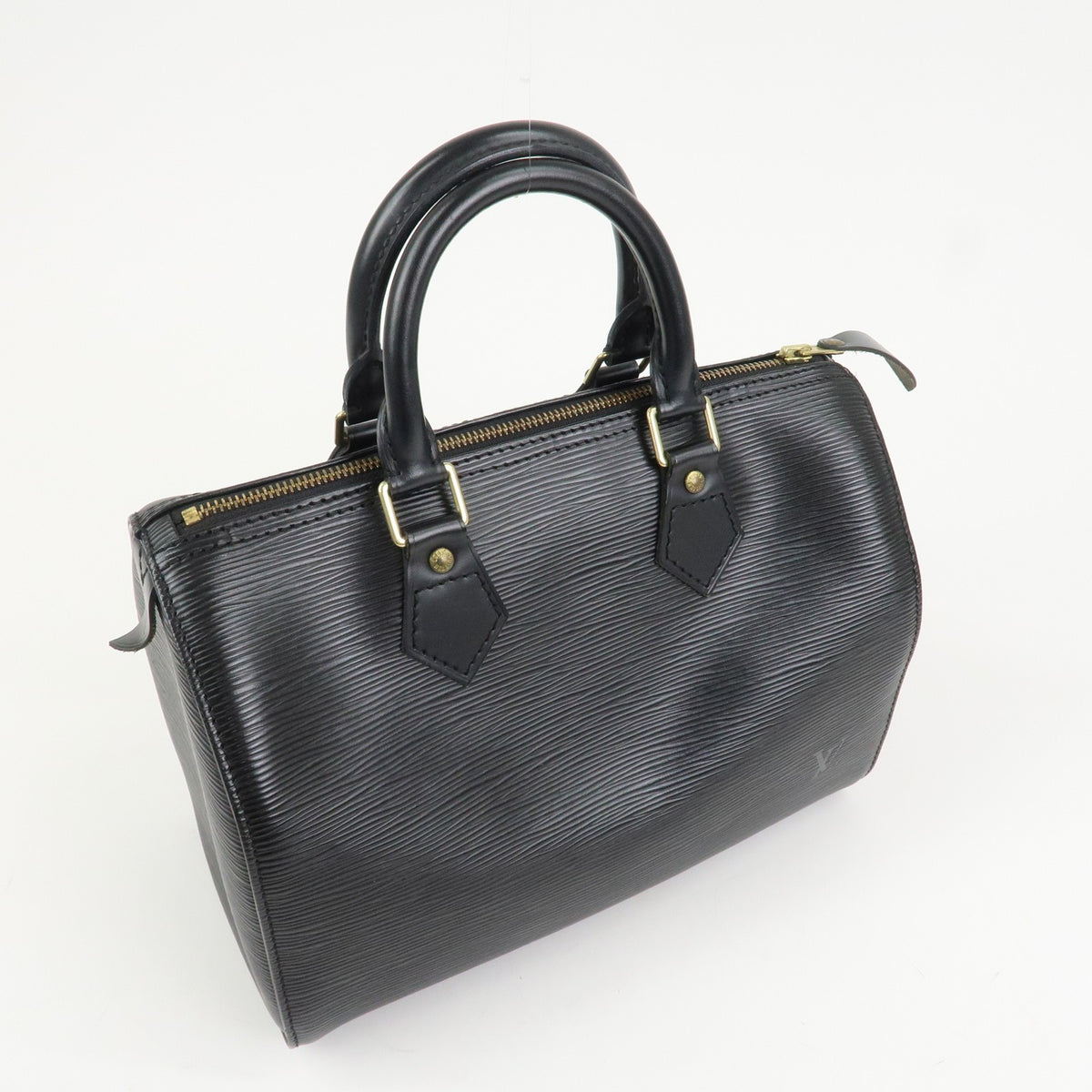 Louis Vuitton Handbag Speedy 25 Epi Leather Boston Bag Noir M59032 Used F/S3