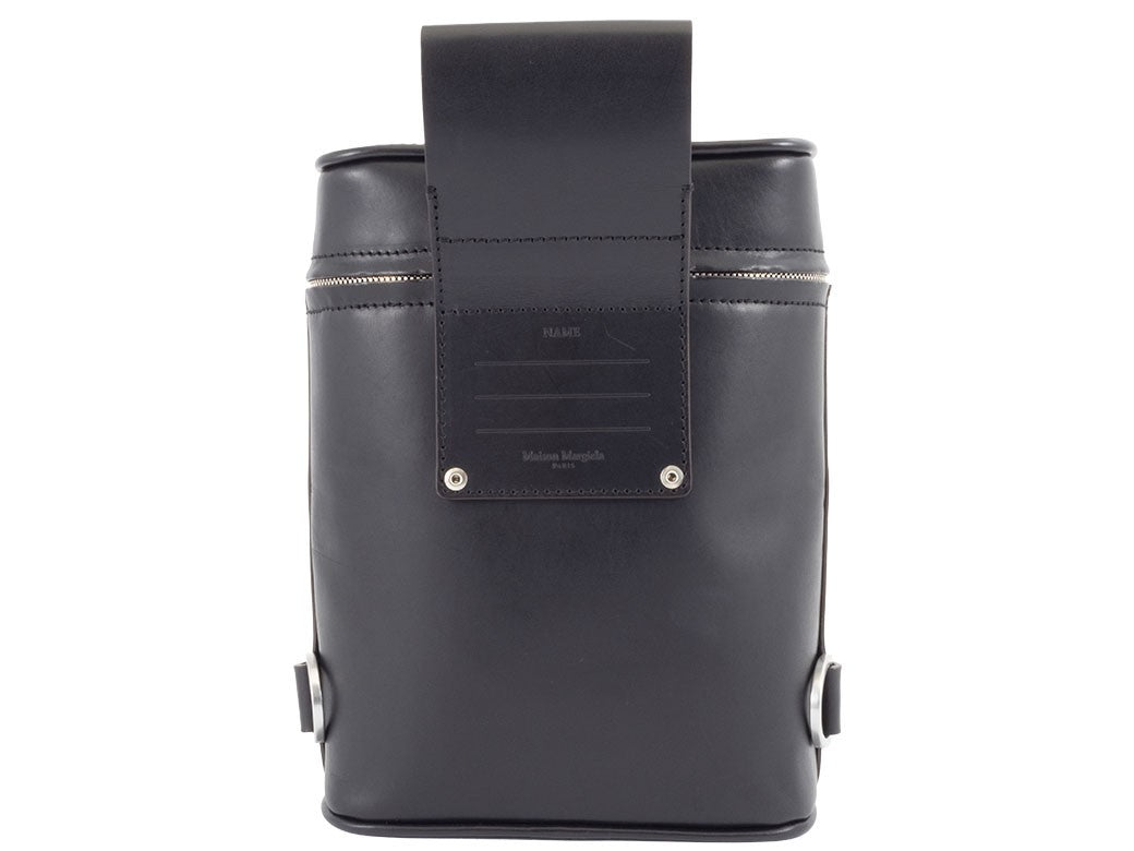 Auth Maison Margiela Backpack S55WA0131 Leather Black Reuse Used Preowned1