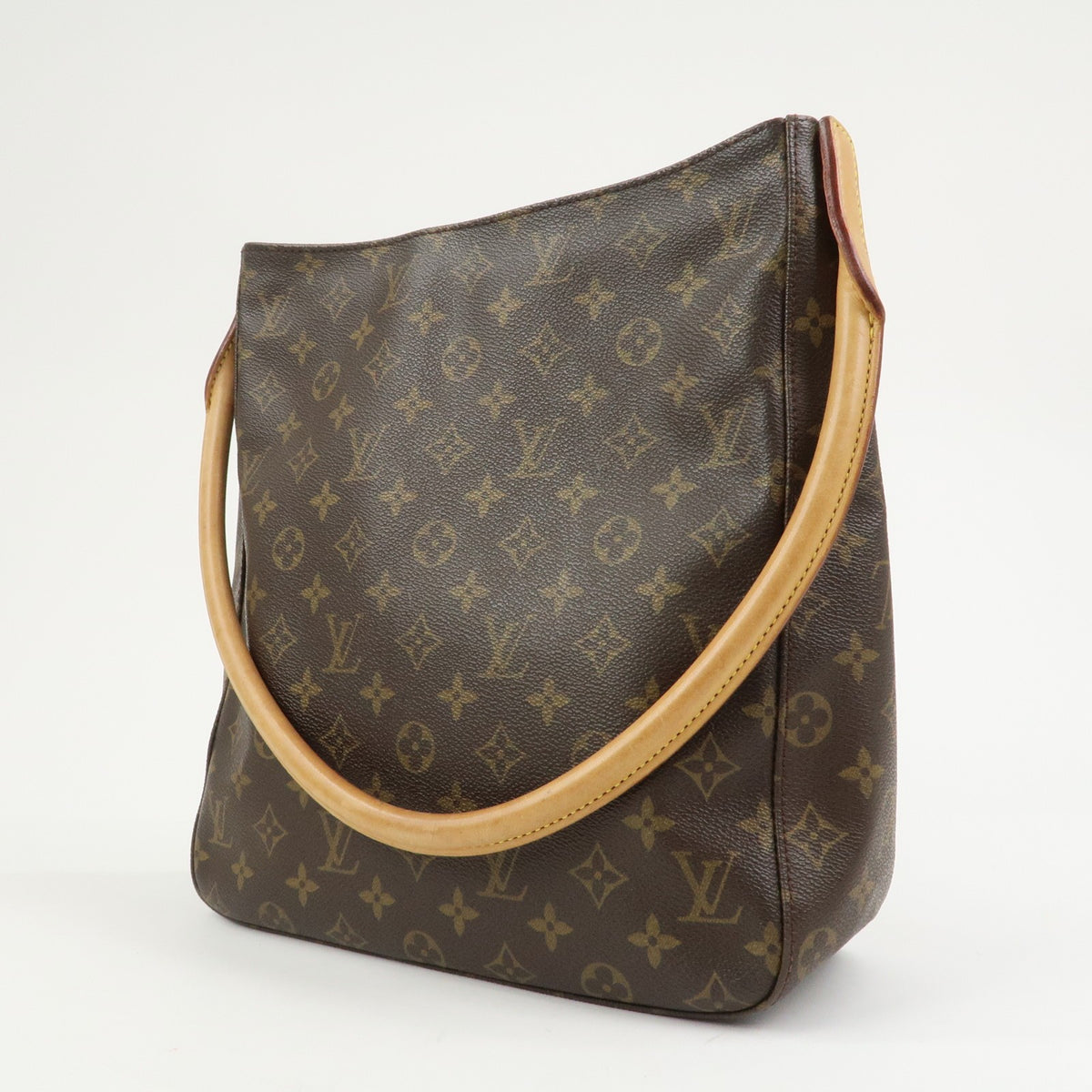 Louis Vuitton Shoulder Bag Monogram Looping GM Bown M51145 Authentic Used F/S2