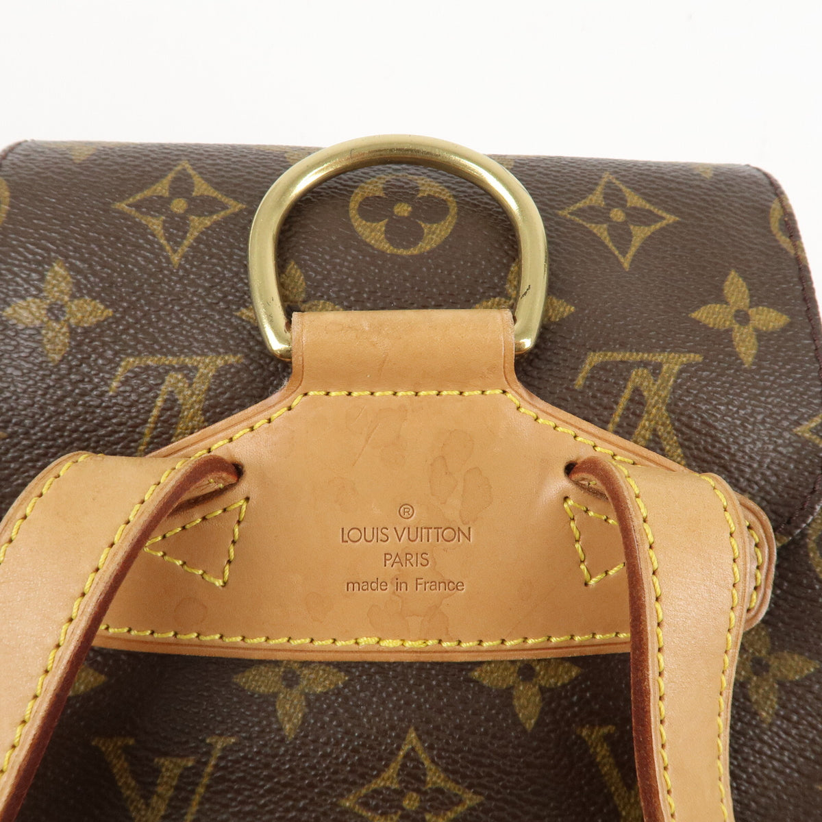 Louis Vuitton Montsouris MM Monogram Backpack M51136 Ruck Sack Preowned Auth7