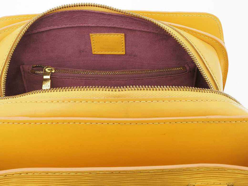 LOUIS VUITTON Pont Neuf Womens Handbag Epi Leather Yellow M52059 Preowned Auth12