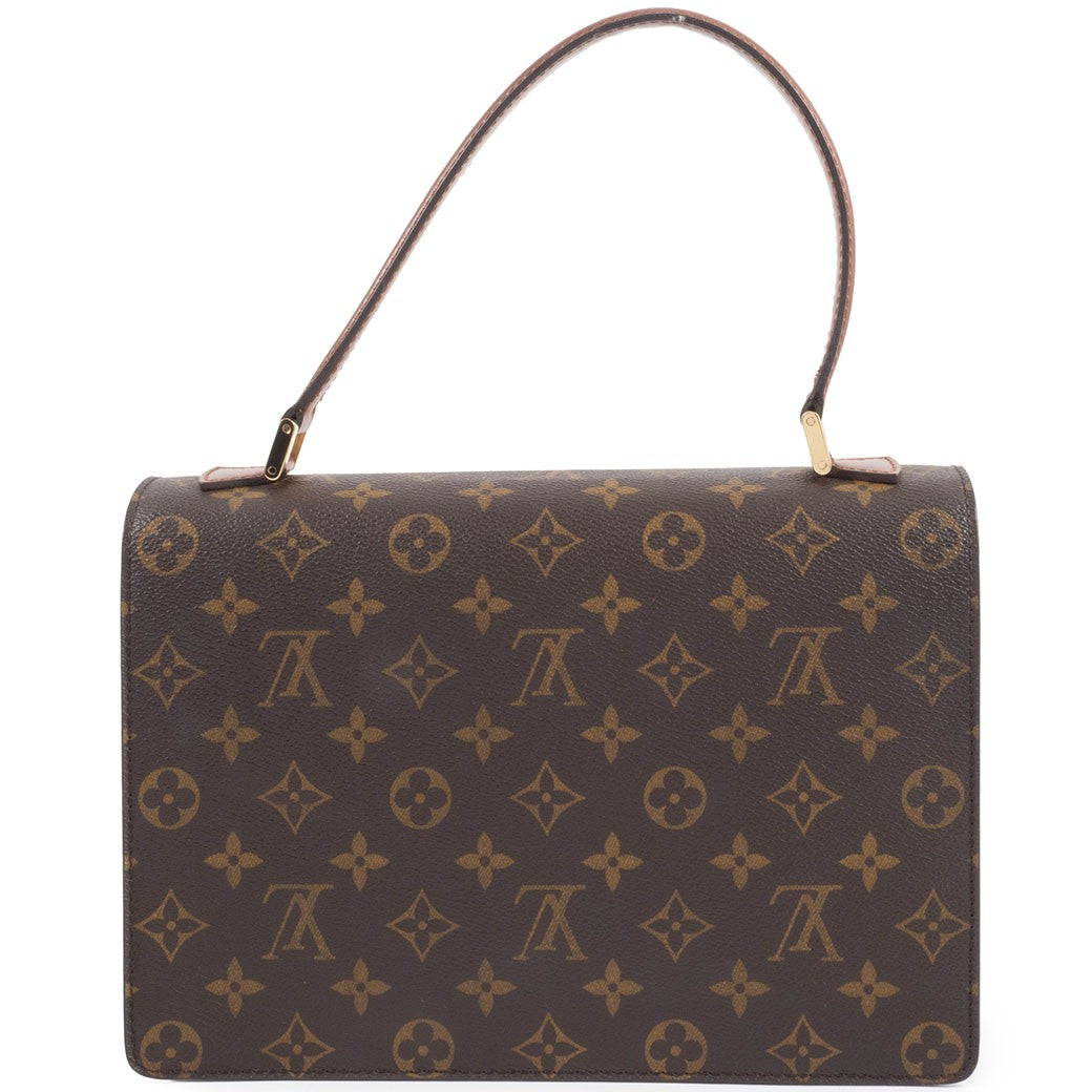 LOUIS VUITTON Concorde Monogram Canvas Womens Handbag Brown M51190 Preowned2