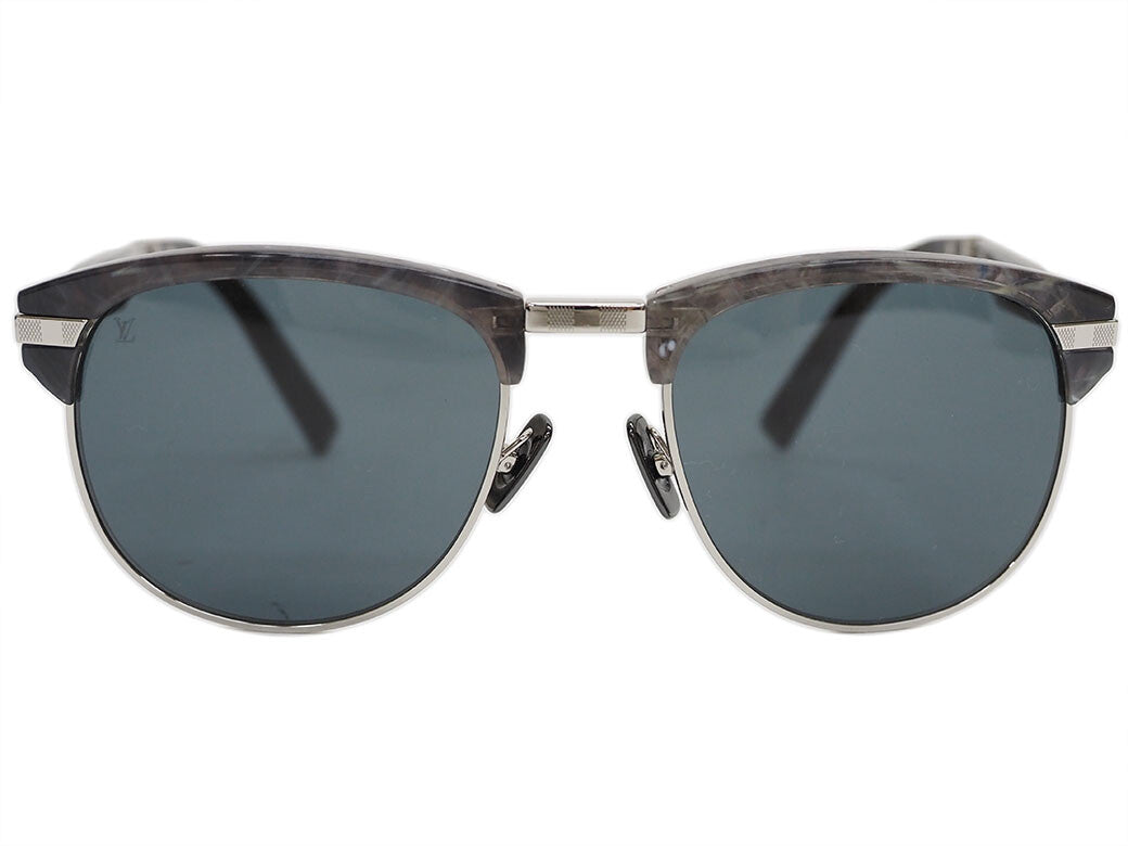 LOUIS VUITTON Sunglasses Z1339U Wellington blow type folding mens Preowned Auth1