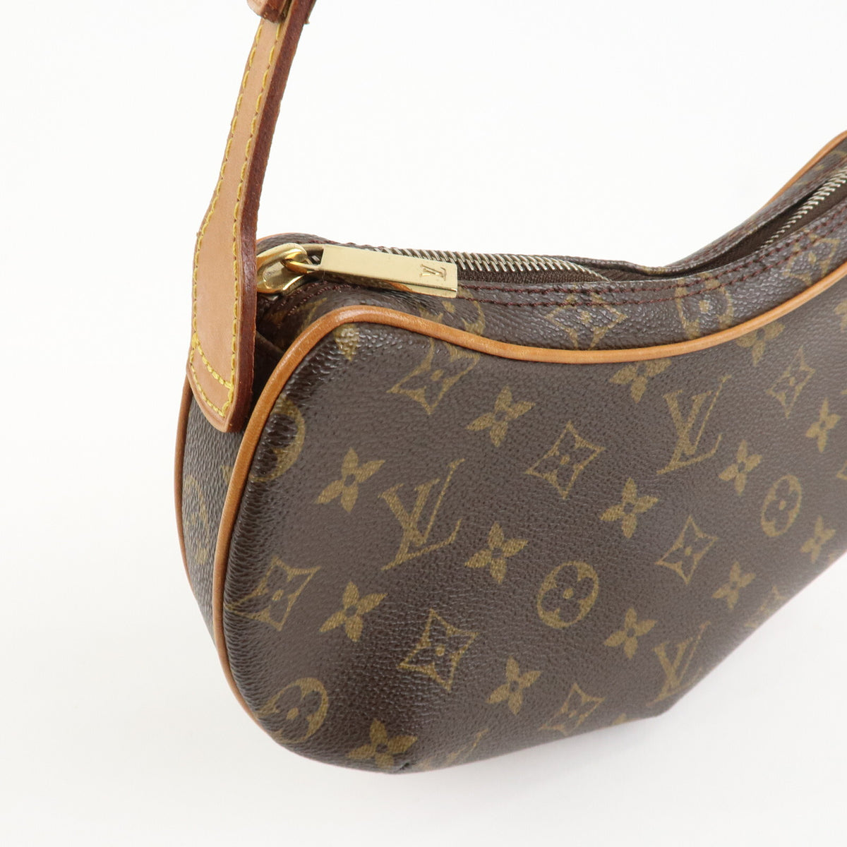 LOUIS VUITTON Pochette Croissant Monogram Shoulder Bag M51510 Preowned Auth9