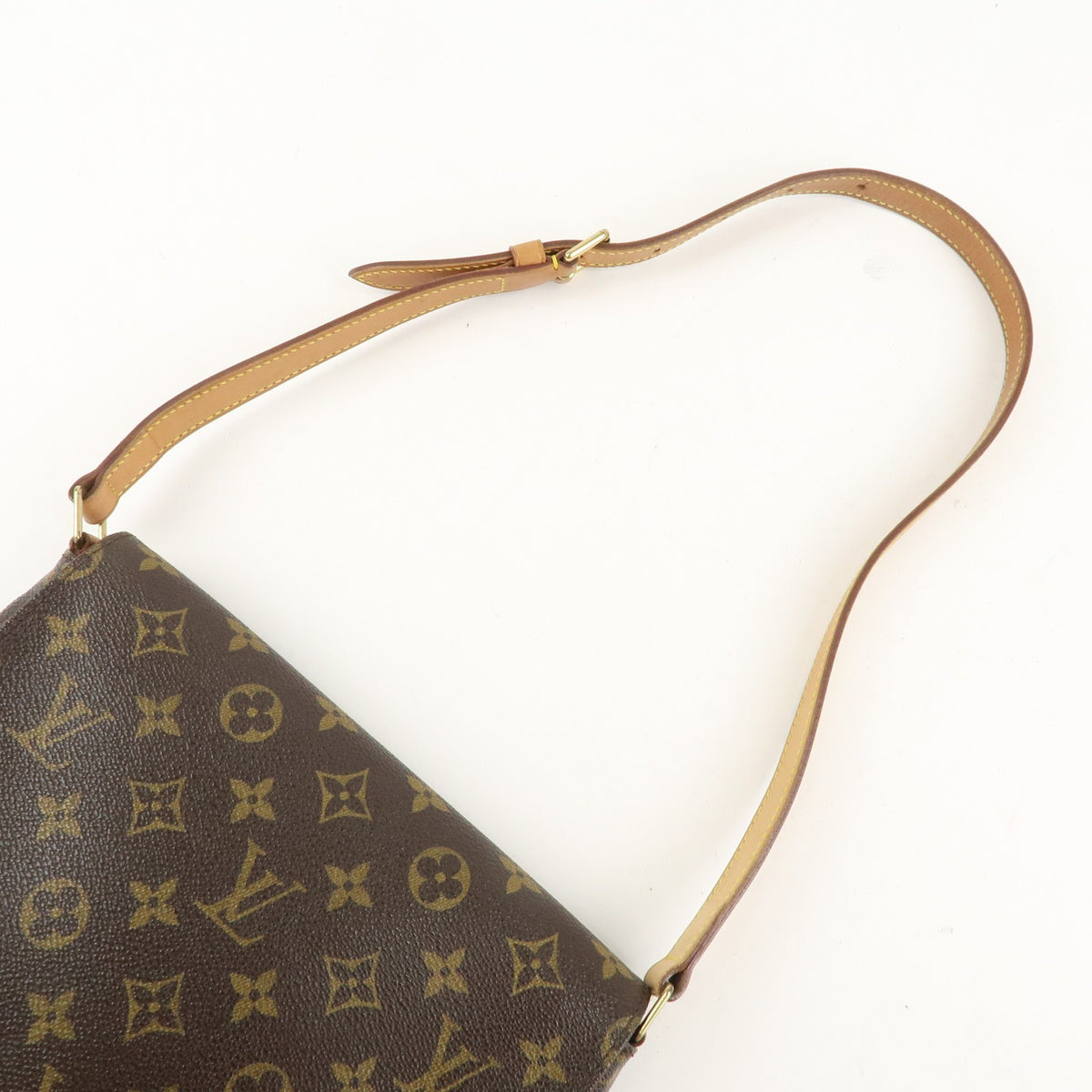 Louis Vuitton Monogram Musette Tango Short Shoulder Flap Brown M51257 Preowned17