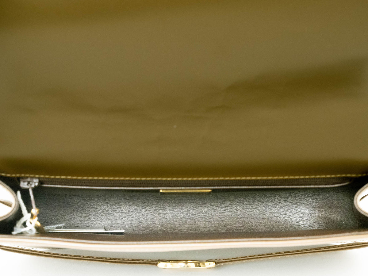 Christian Dior Vintage Dior Clutch Bag Second Bag Brown Women's Leather Belt7