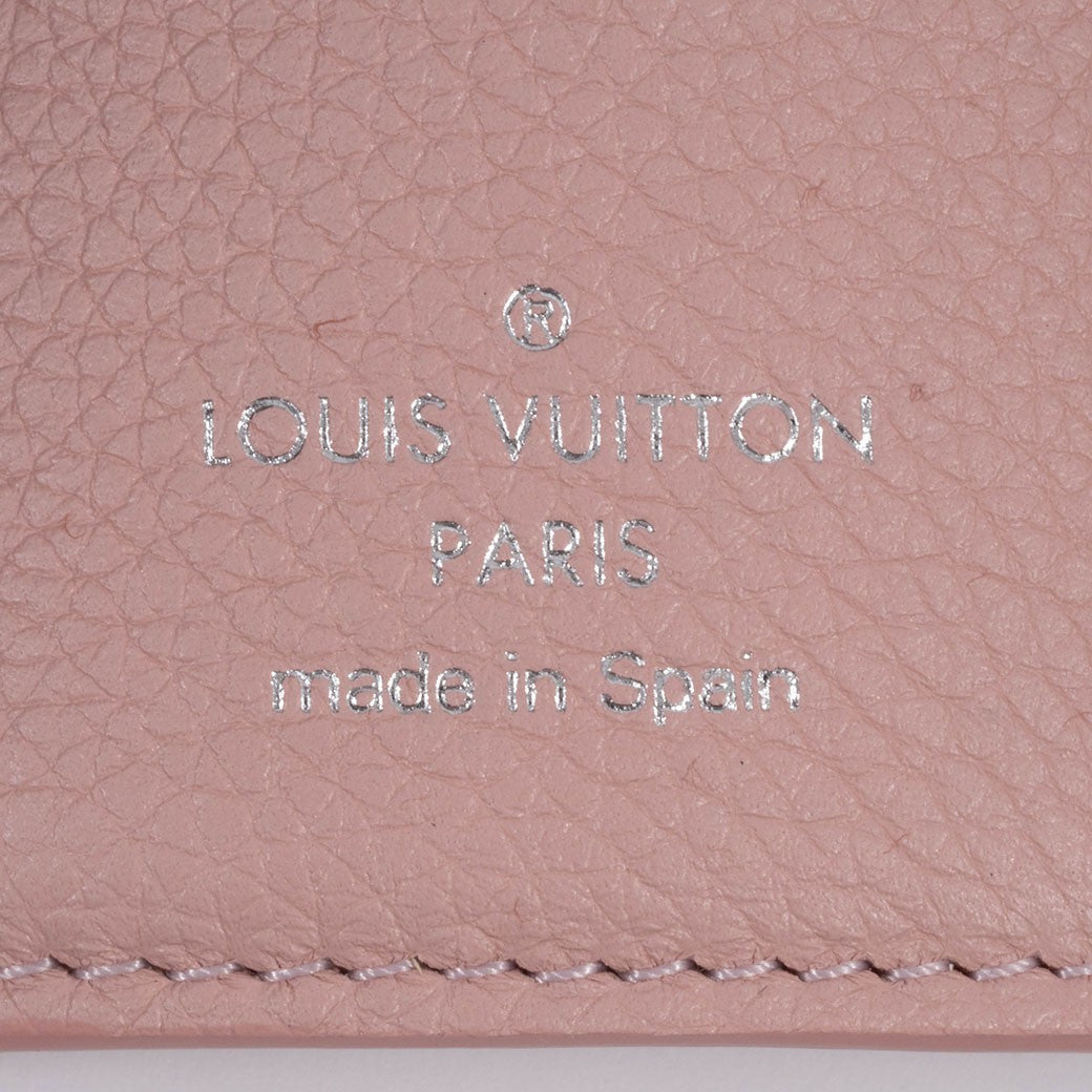 LOUIS VUITTON Portefeuille Lockmini Womens Wallet Rose Ballerine Preowned Auth12