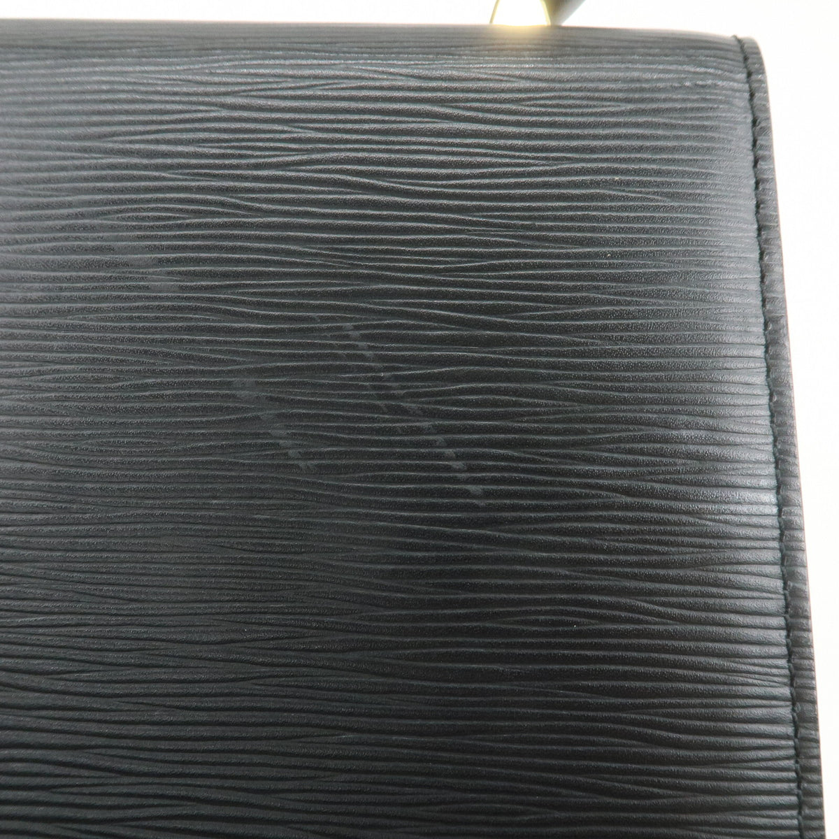 LOUIS VUITTON Malesherbes Handbag Epi Leather Black Noir M52372 Preowned Auth13