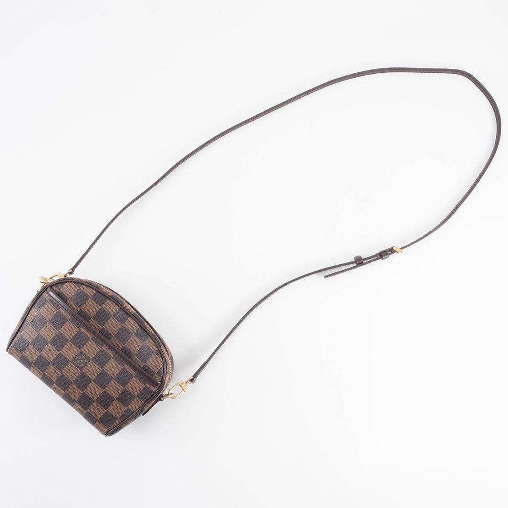 Louis Vuitton Ipanema PM N51296 Damier Ebene Canvas Brown Shoulder Bag Preowned22