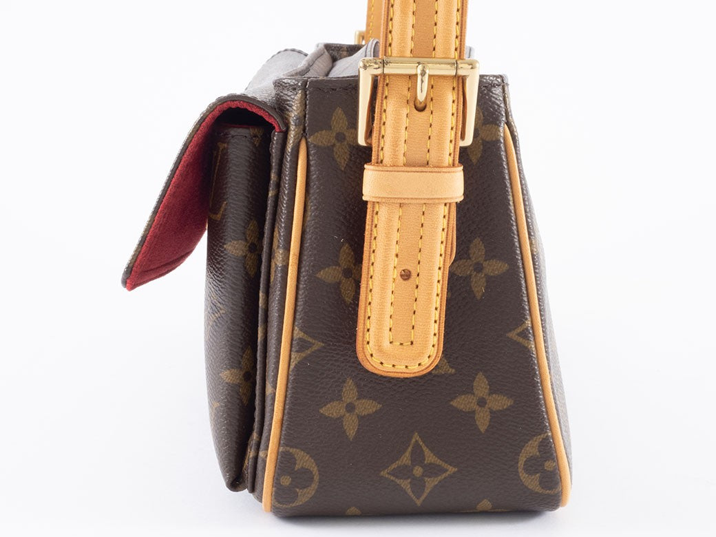 Louis Vuitton Bag Vivacite MM Monogram Shoulder Bag M51164 Reuse Used Preowned22