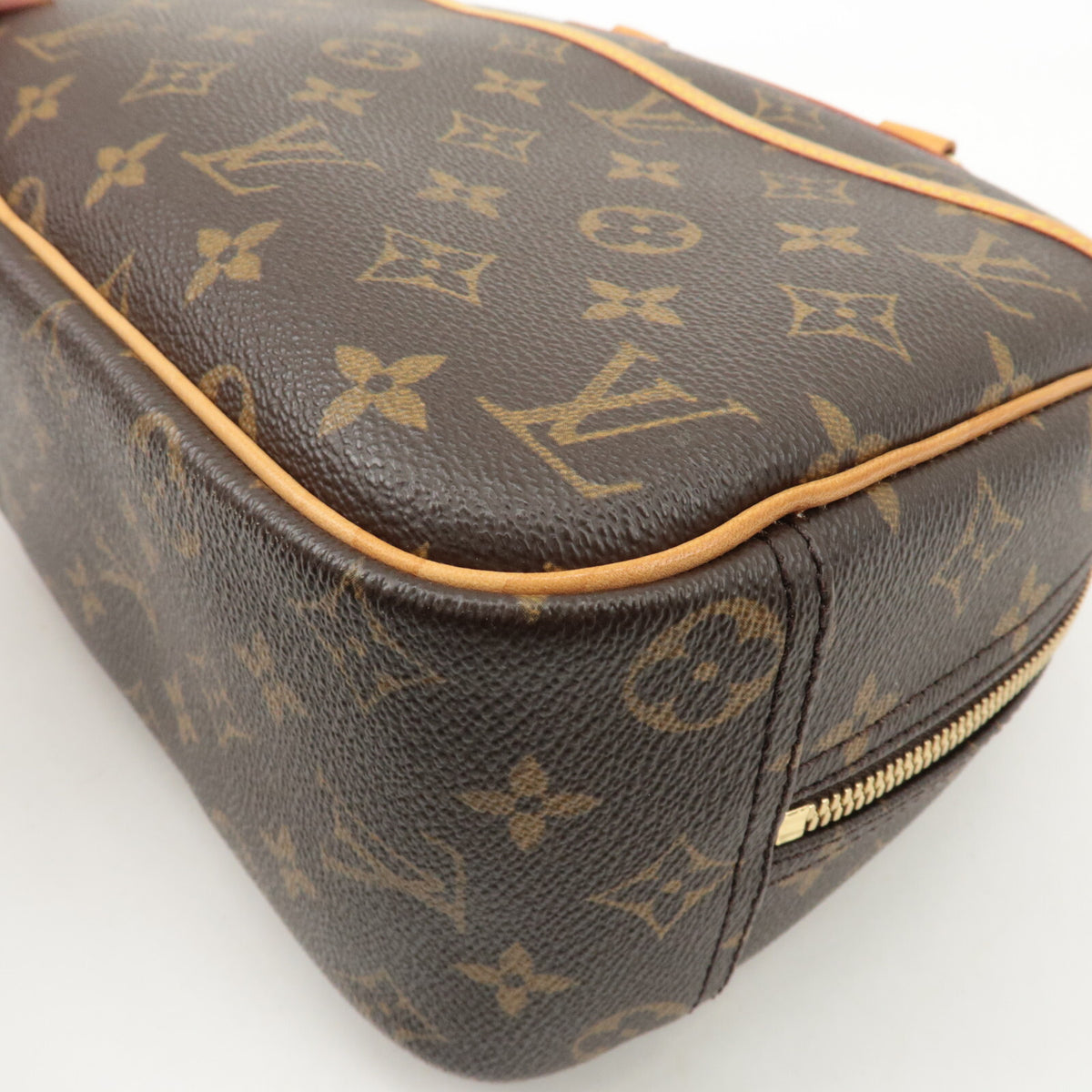 Louis Vuitton Monogram Trueville Womens Handbag Brown M42228 Preowned Auth11