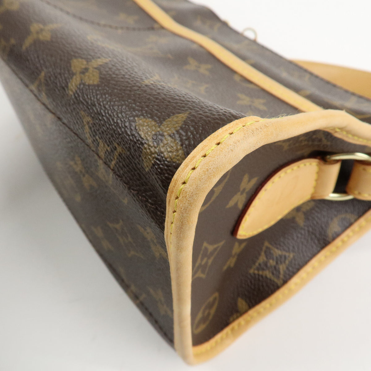 Louis Vuitton Monogram Popincourt Long Shoulder Bag Brown Large Preowned Auth12