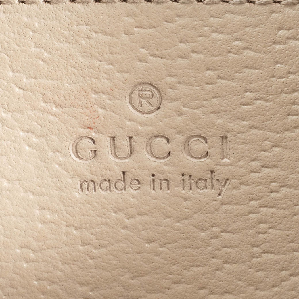 GUCCI Ophidia Mini GG Supreme Crossbody Shoulder Bag Beige Womens Preowned Auth14