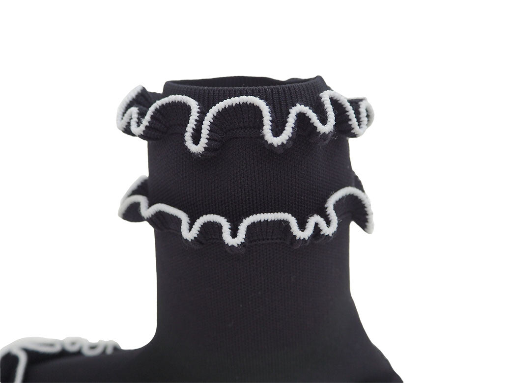 Jimmy Choo EUGENE Knit Frill Sneaker Boots 38 Women's Reuse Used Preowned7