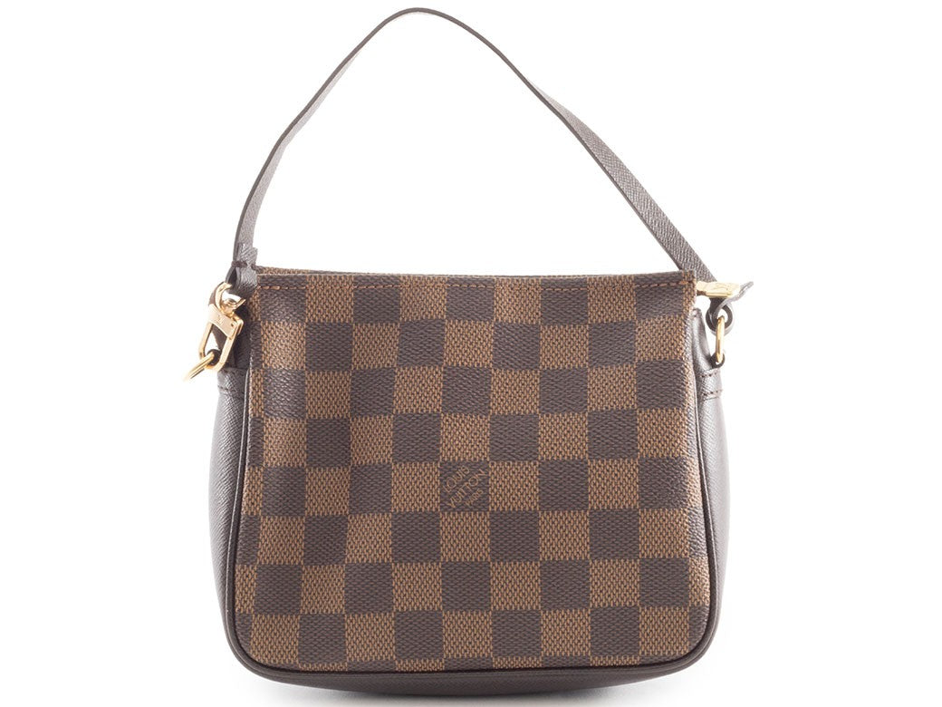 Louis Vuitton Trousses Makeup N51982 Damier Ebene Canvas Handbag Preowned1