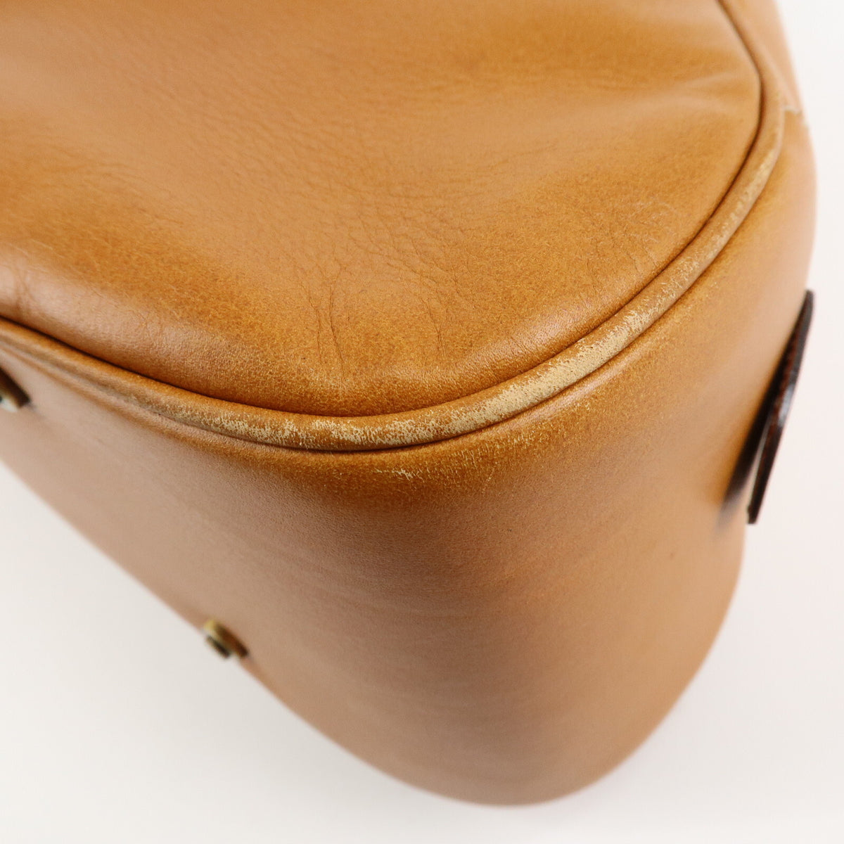 Christian Dior Double Saddle Bag Leather Tote Bag Handbag Preowned Auth18