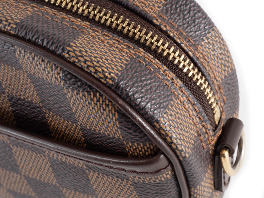 Louis Vuitton Ipanema PM N51296 Damier Ebene Canvas Brown Shoulder Bag Preowned18