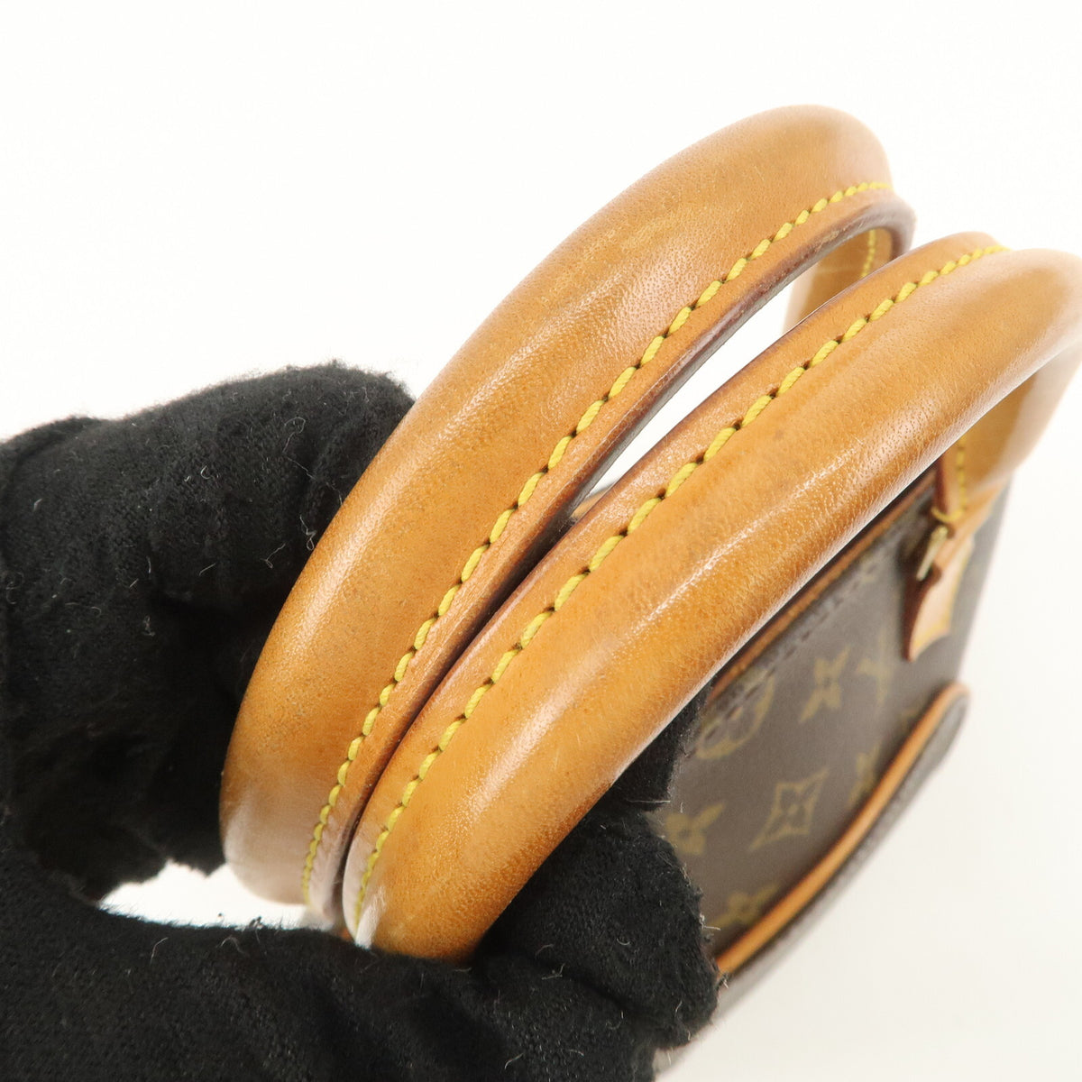Authentic Louis Vuitton Monogram Ellipse PM Hand Bag Brown M51127 Used F/S5