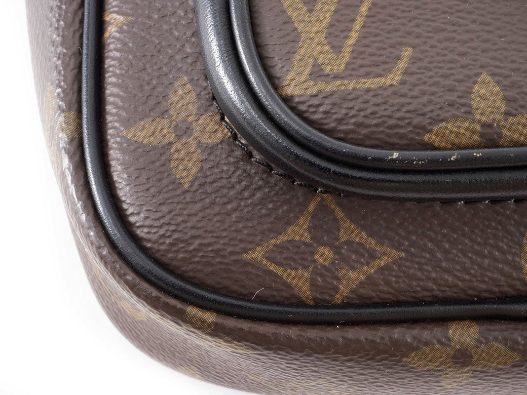 Louis Vuitton Christopher Wearable Wallet Shoulder Men's Monogram Brown Used16
