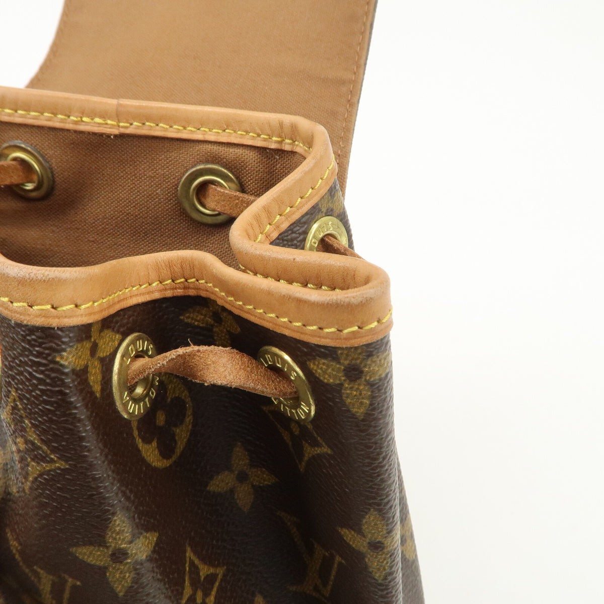 LOUIS VUITTON Mini Montsouris Backpack Monogram Canvas M51137 Preowned Auth15