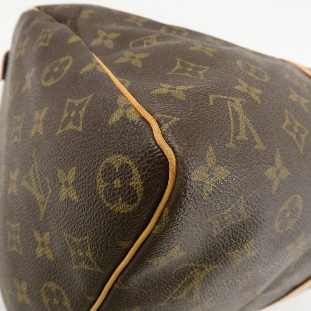 Louis Vuitton Monogram Keep All 45 Boston Bag Brown M41428 Authentic Used F/S12