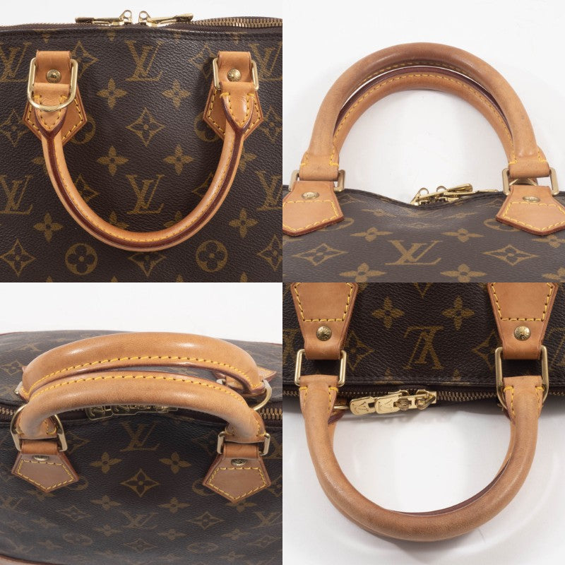 LOUIS VUITTON Alma PM Monogram Womens Handbag M51130 Brown Leather Preowned11