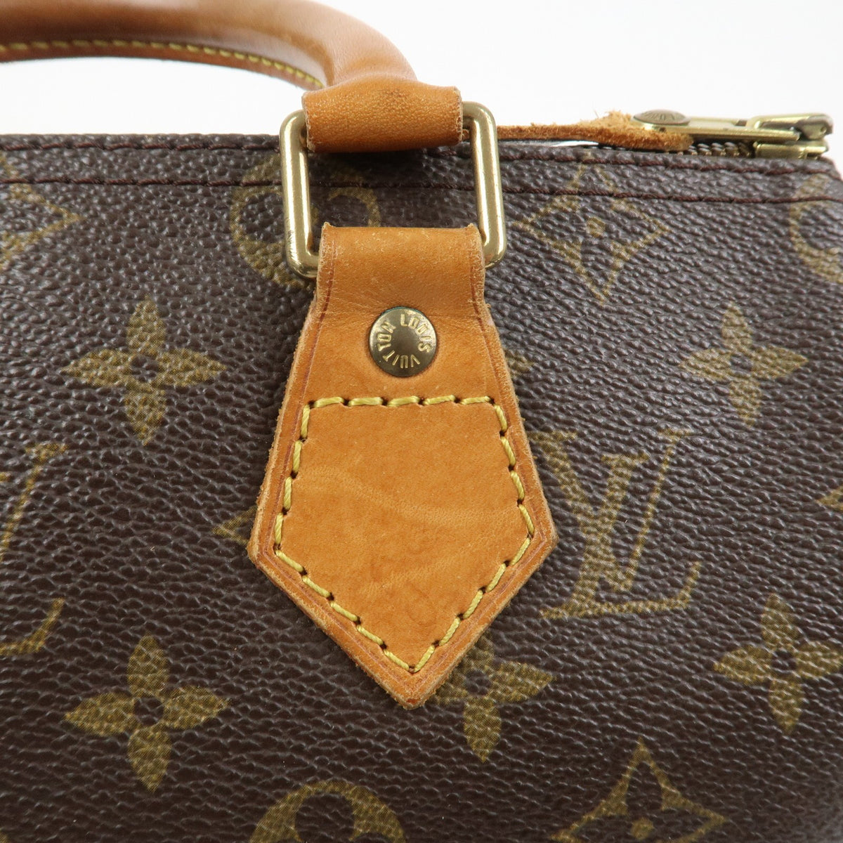 Louis Vuitton Monogram Speedy 25 Boston Bag Hand Bag Brown M41528 Auth Used F/S9