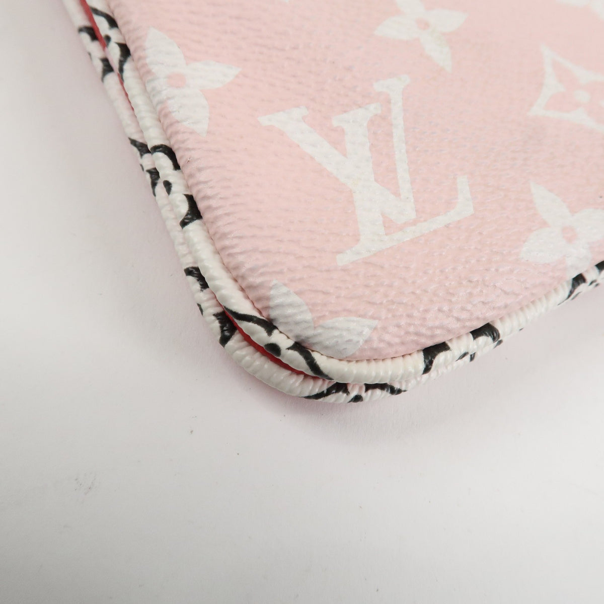 Louis Vuitton Monogram Giant Pochette Double Zip Pouch Rouge M67561 Used F/S8