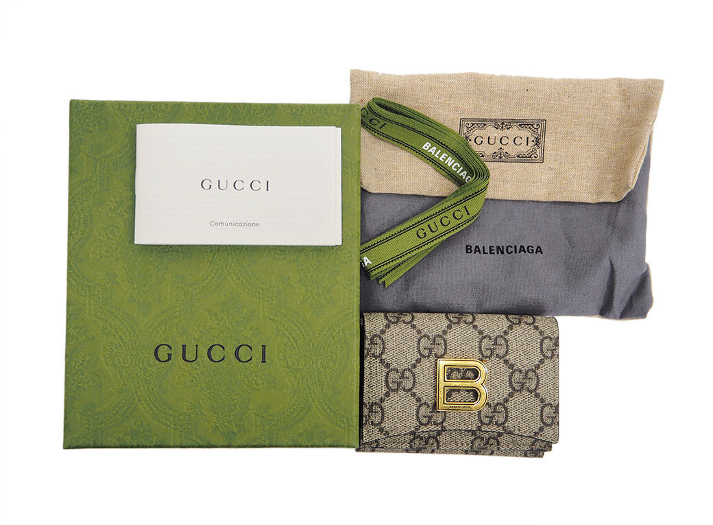 GUCCI x BALENCIAGA The Hacker Project Mini Wallet GG Supreme 681700 Preowned9