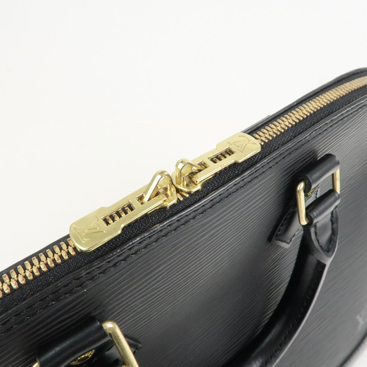 LOUIS VUITTON Alma PM Epi Leather Black Womens Handbag M52802 Preowned Auth18
