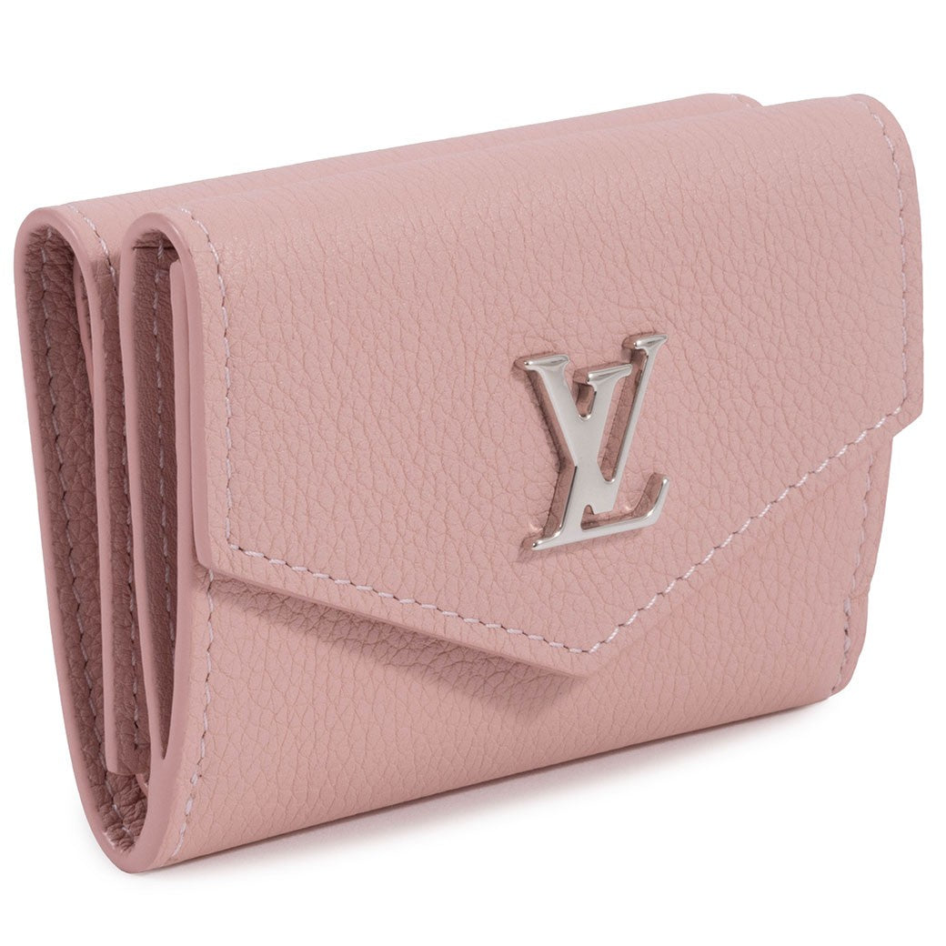 LOUIS VUITTON Portefeuille Lockmini Womens Wallet Rose Ballerine Preowned Auth2