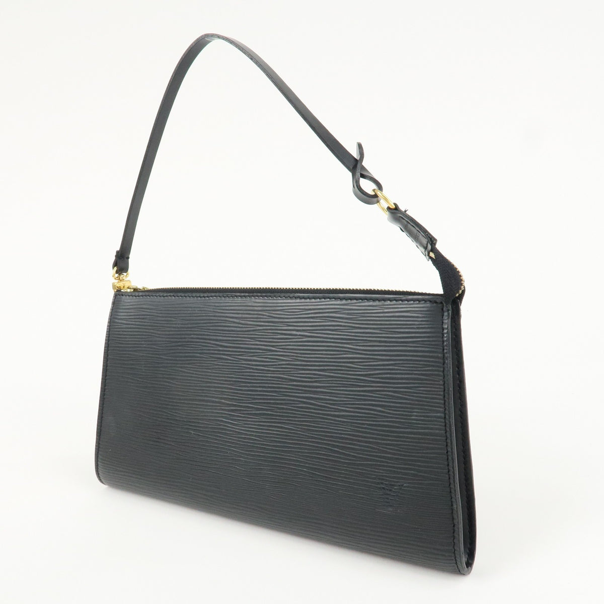 Louis Vuitton Epi Pochette Accessoires Hand Bag Noir M52942 Authentic Used F/S2