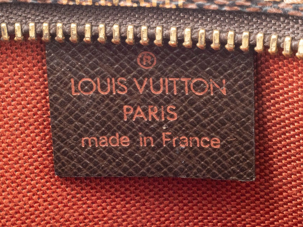 Louis Vuitton Trousses Makeup N51982 Damier Ebene Canvas Handbag Preowned10