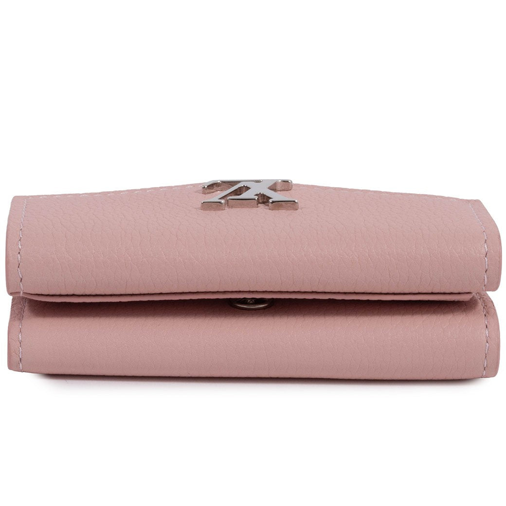 LOUIS VUITTON Portefeuille Lockmini Womens Wallet Rose Ballerine Preowned Auth6