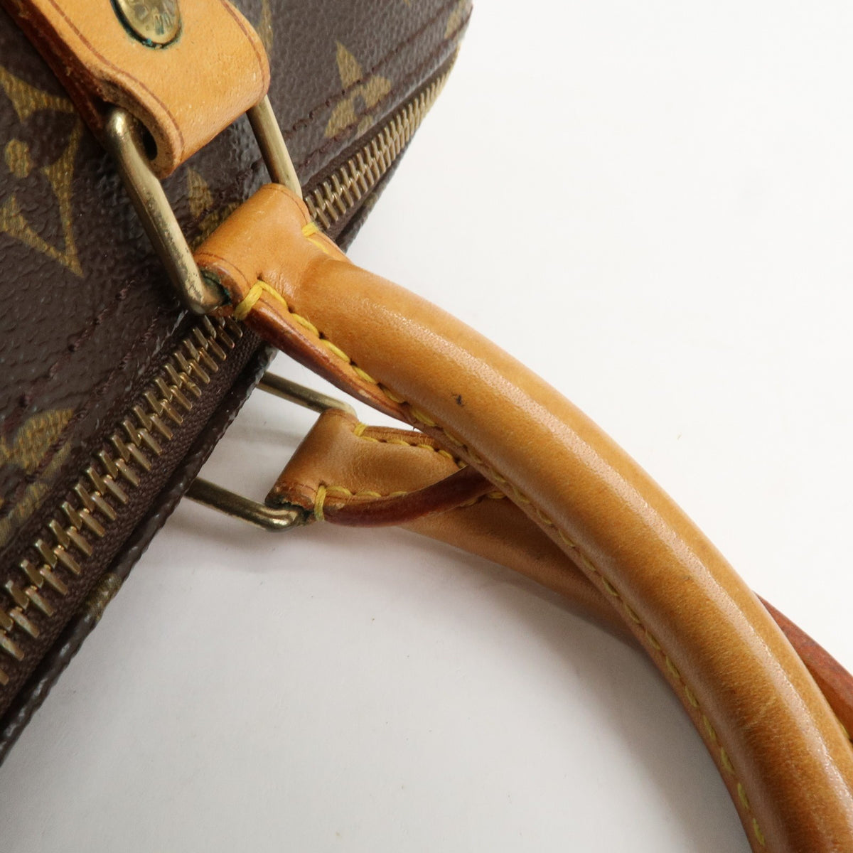 Louis Vuitton Monogram Speedy 30 Boston Bag Hand Bag Brown M41526 Auth Used F/S6