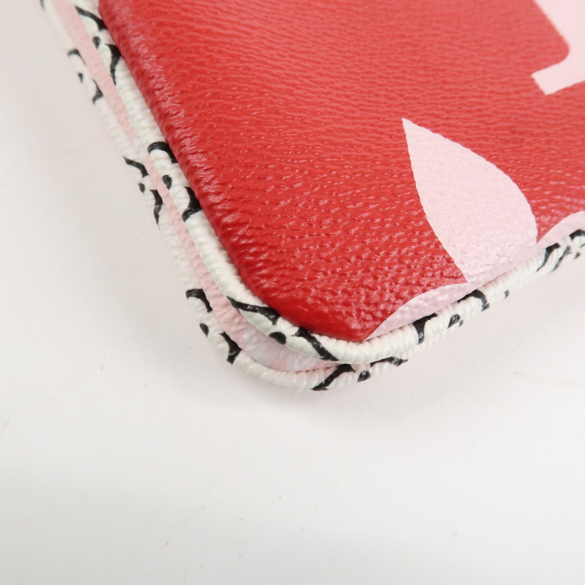Louis Vuitton Monogram Giant Pochette Double Zip Pouch Rouge M67561 Used F/S6