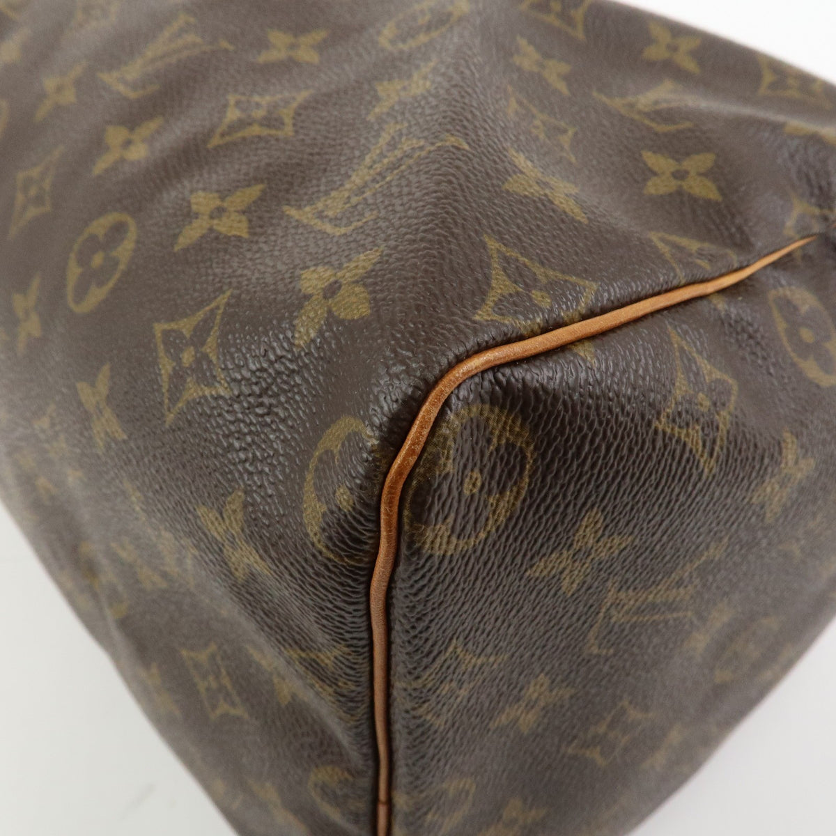 Louis Vuitton Monogram Speedy 40 Hand Bag Boston Bag Brown M41522 Auth Used F/S10
