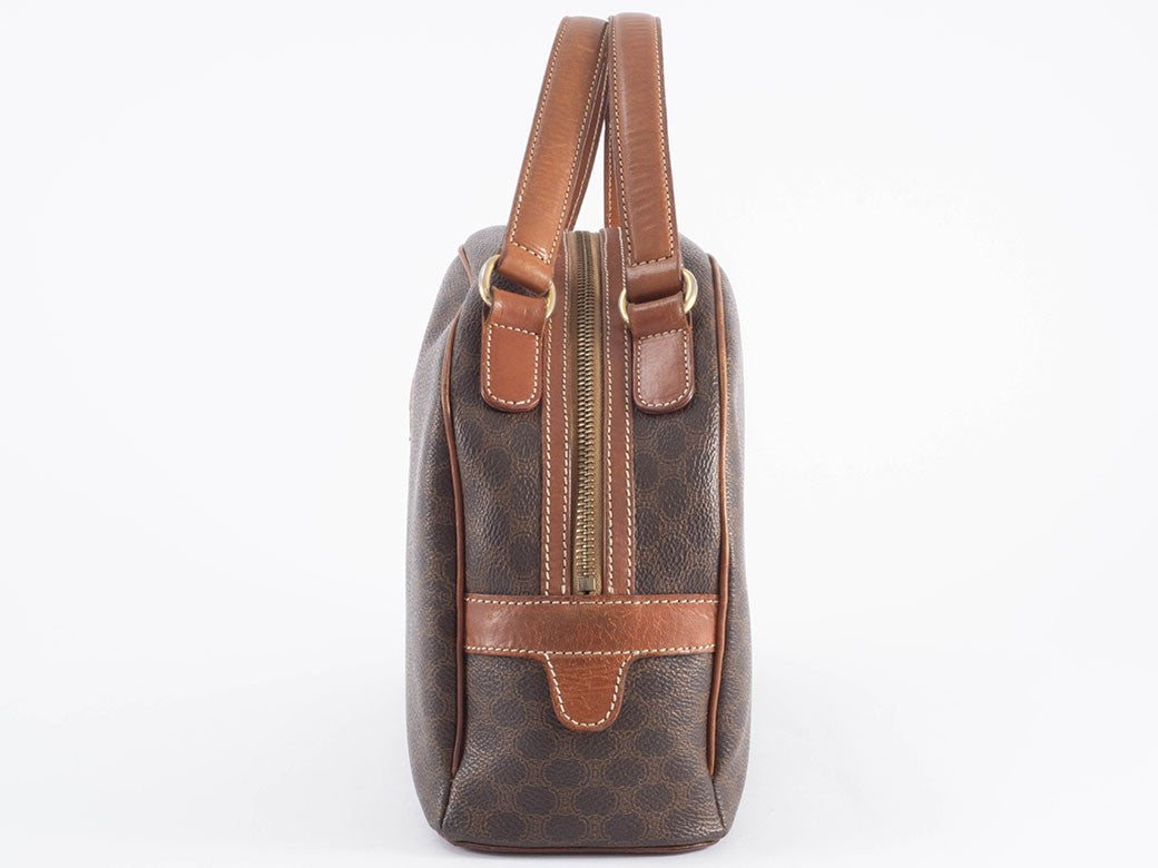 Celine Bag Macadam Handbag Brown MC97 Reuse Used Preowned11