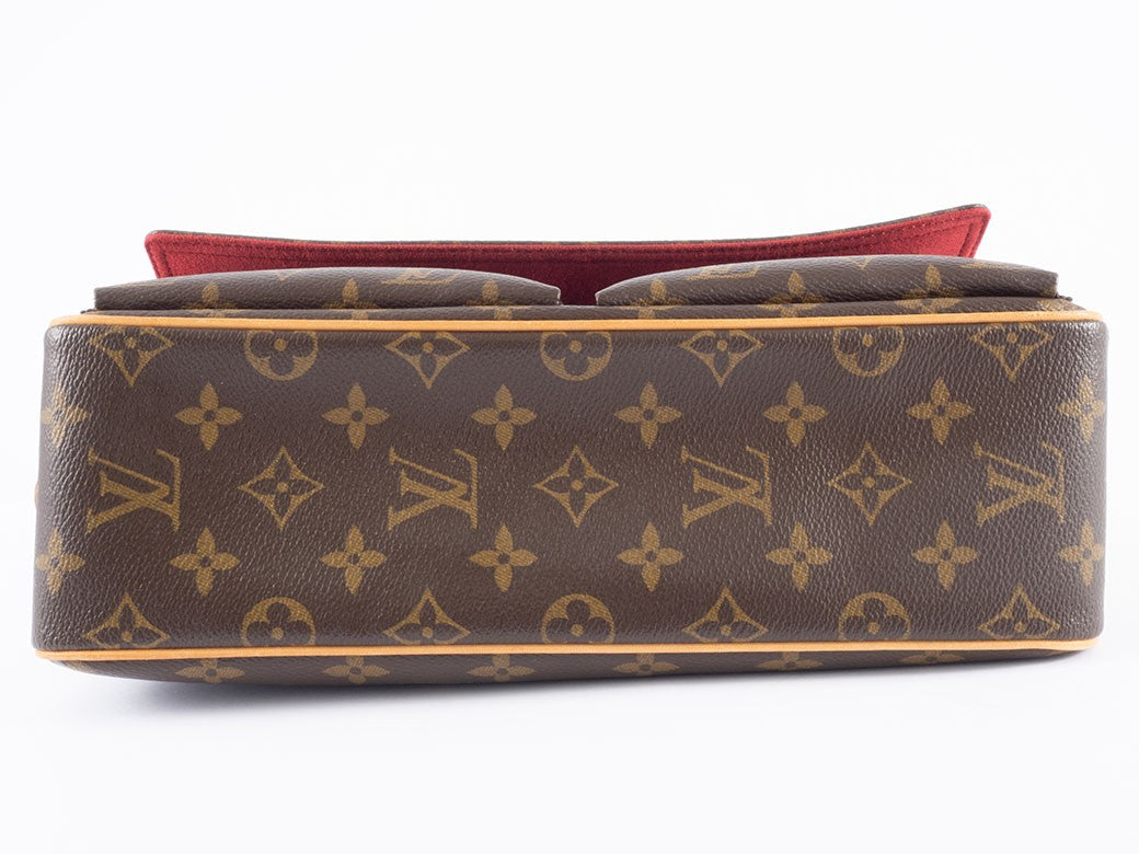 Louis Vuitton Bag Vivacite MM Monogram Shoulder Bag M51164 Reuse Used Preowned10