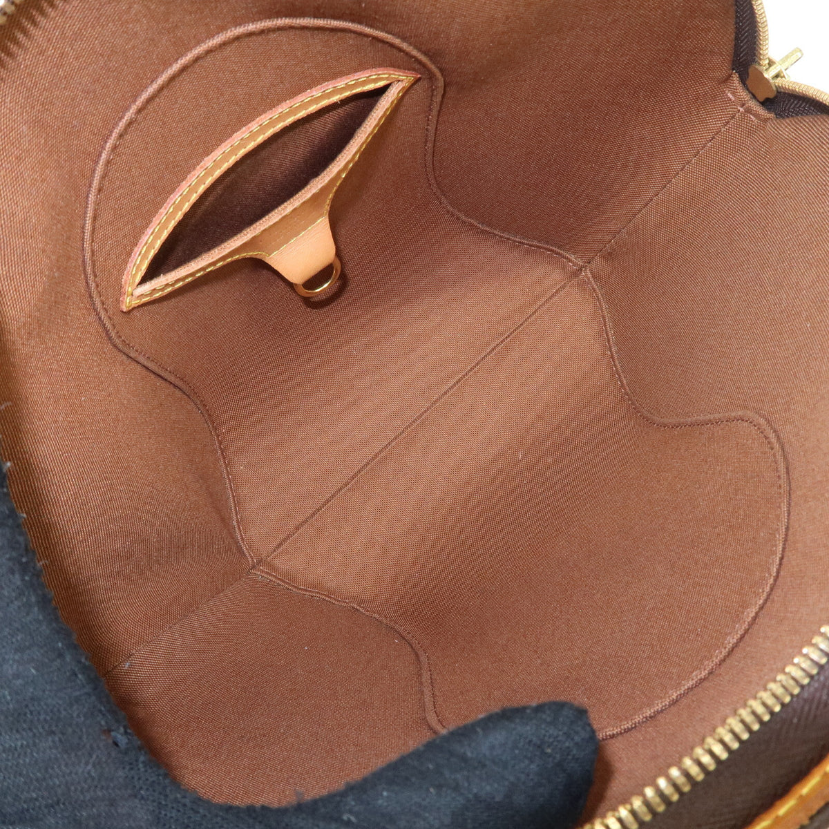 Authentic Louis Vuitton Monogram Ellipse PM Hand Bag Brown M51127 Used F/S19