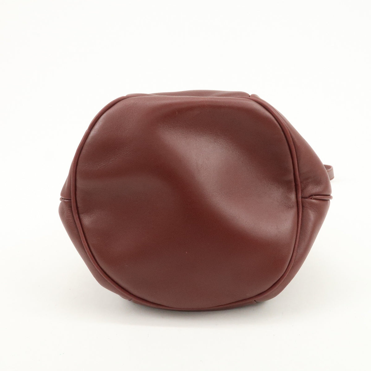 Cartier Must de Cartier Calf Leather Shoulder Bag Burgundy Authentic Used F/S4