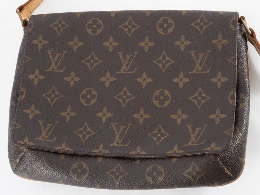 LOUIS VUITTON Musette Tango Monogram Women Crossbody Shoulder Bag Preowned Auth20