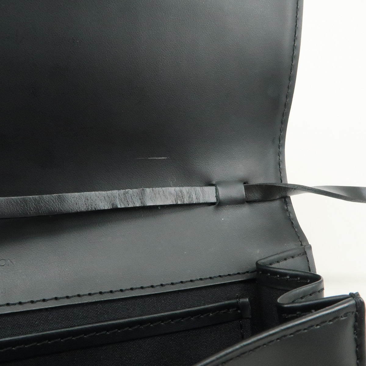 LOUIS VUITTON Honfleur Epi Leather Noir Black Womens Shoulder Bag Preowned Auth18