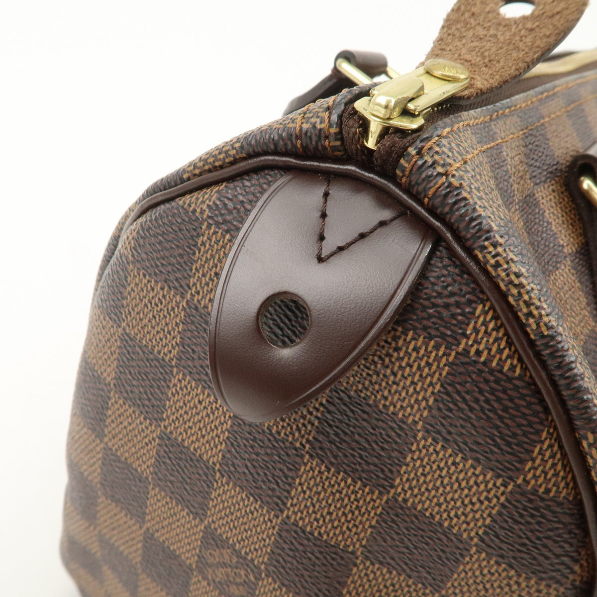 Louis Vuitton Speedy 25 Damier Ebene Handbag Boston Bag N41532 Preowned Auth11