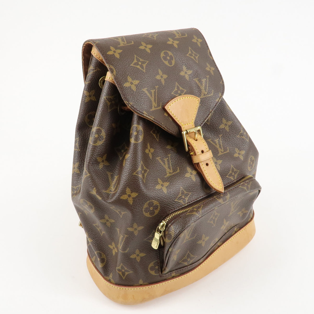Louis Vuitton Montsouris MM Monogram Backpack M51136 Ruck Sack Preowned Auth3