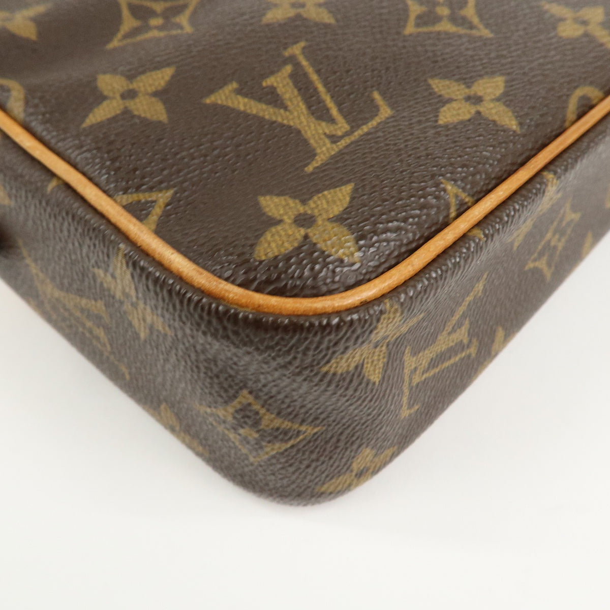 Louis Vuitton Monogram Compiegne 28 Pouch Clutch Bag Brown M51845 Auth Used F/S7