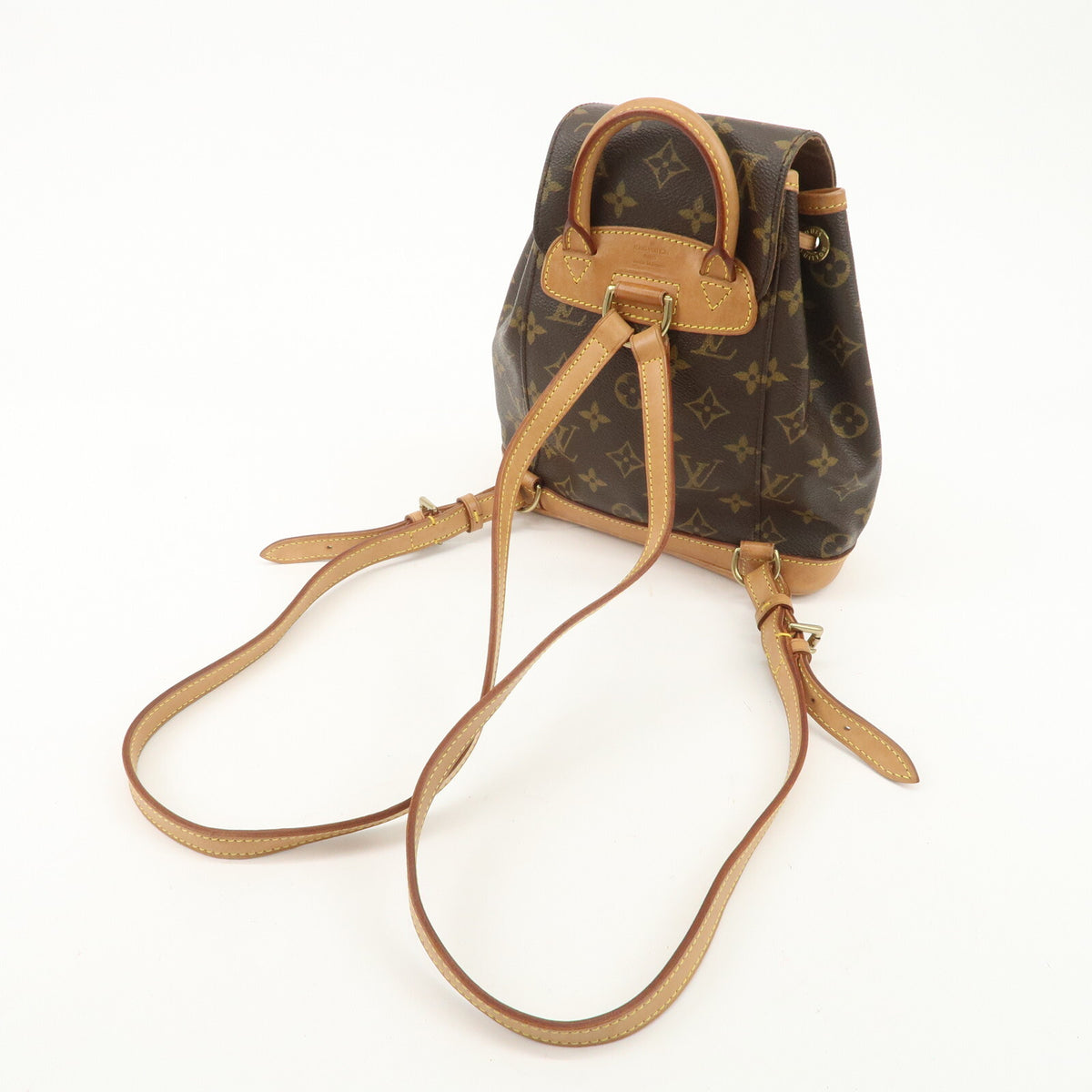 LOUIS VUITTON Mini Montsouris Backpack Monogram Canvas M51137 Preowned Auth5