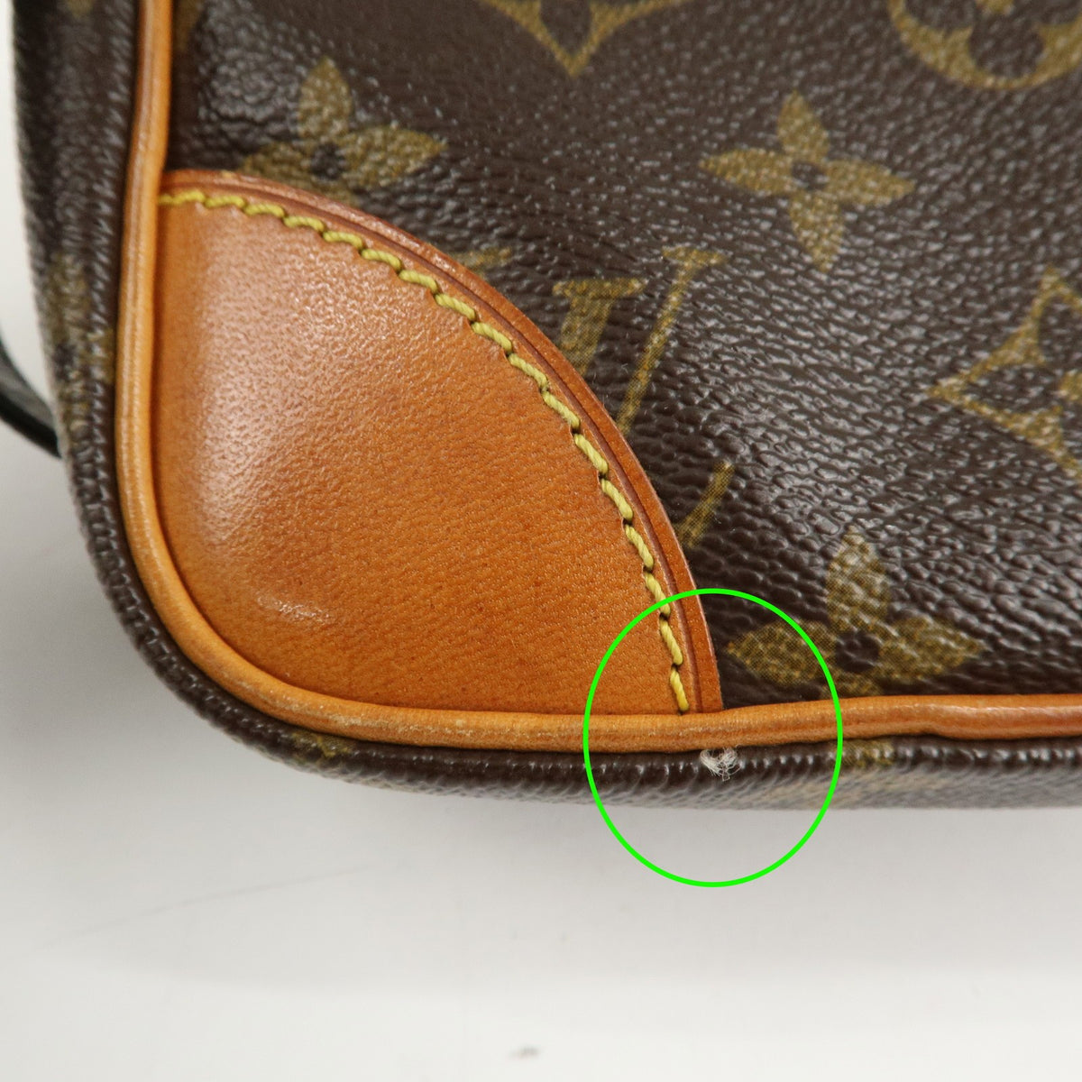Louis Vuitton Monogram Danube Shoulder Bag Crossbody Bag M45266 Auth Used F/S15