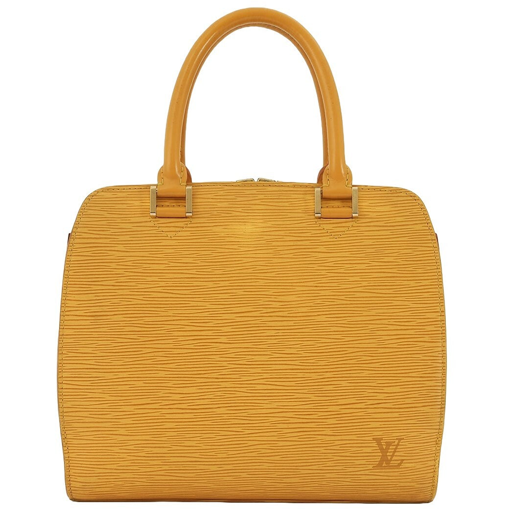 LOUIS VUITTON Pont Neuf Womens Handbag Epi Leather Yellow M52059 Preowned Auth0