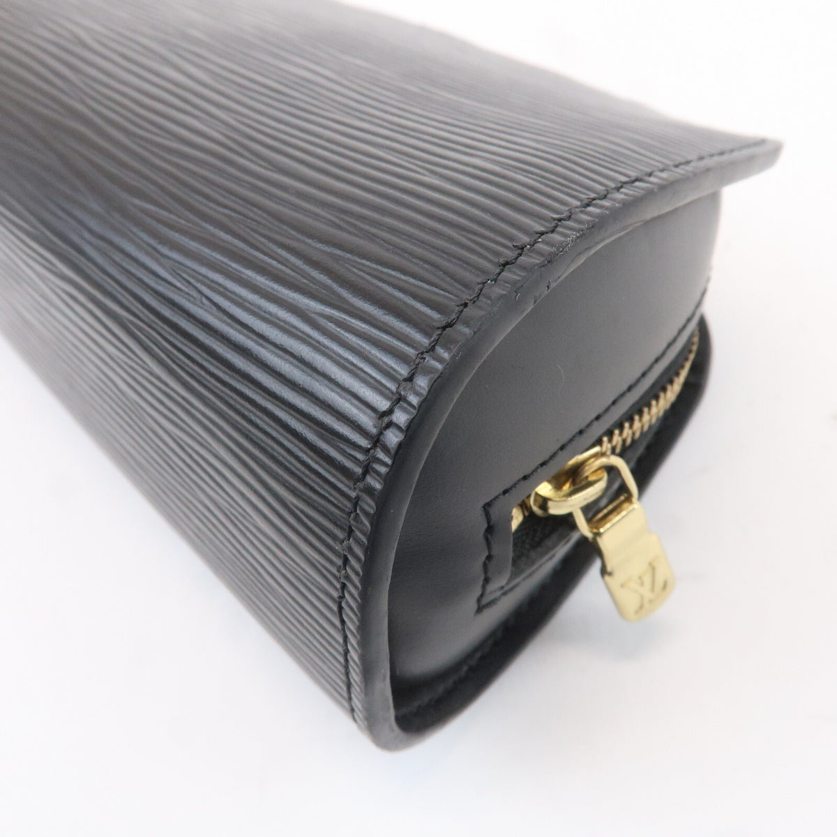 LOUIS VUITTON Dauphine PM Cosmetic Pouch Epi Leather Black M48442 Preowned Auth11
